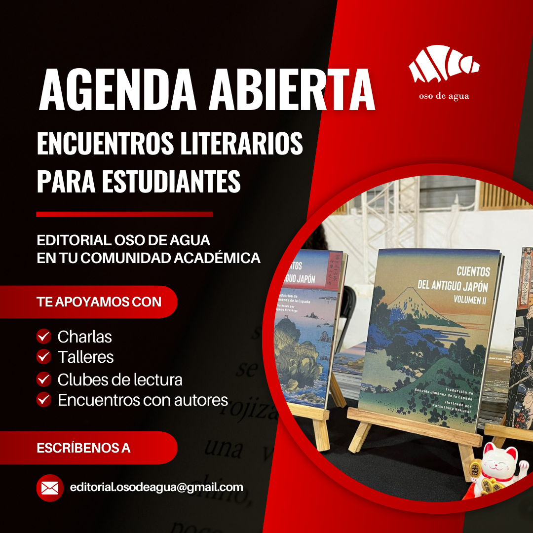 Agenda abierta | Encuentros Literarios con Editorial Oso de Agua