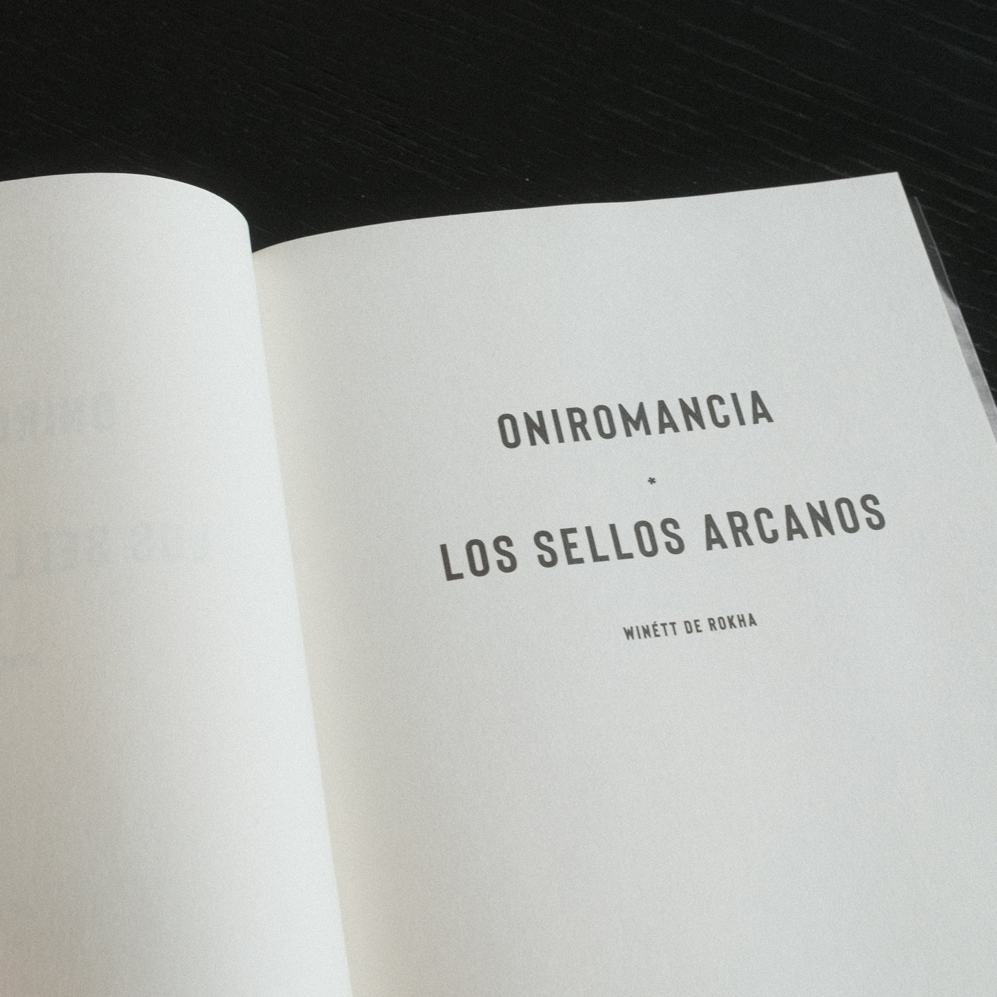 Oniromancia / Los sellos arcanos