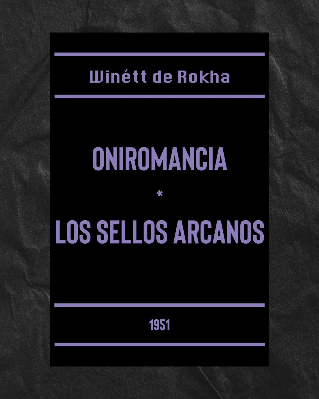 Oniromancia / Los sellos arcanos