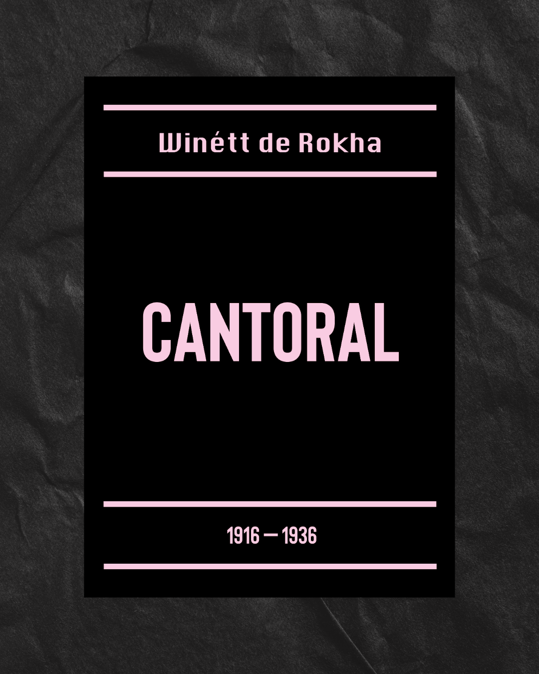 Cantoral - Winétt de Rokha