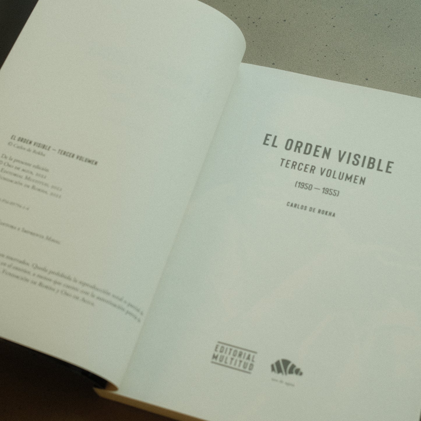 El orden visible (tercer volumen) - Carlos de Rokha